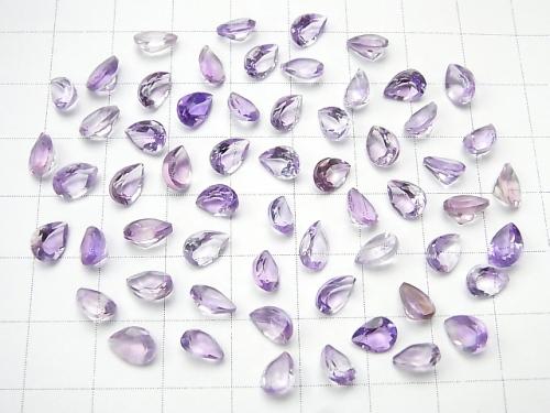 High Quality Pink Amethyst AAA Undrilled Pear shape faceted 7x5mm 10pcs $6.79!