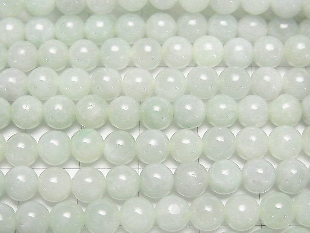 Burmese Jadeite AA+ Round 6mm half or 1strand beads (aprx.15inch/37cm)