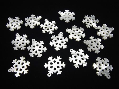1pc $4.79! High Quality White Shell Snowflake (watermark) 24x20x2mm 1pc
