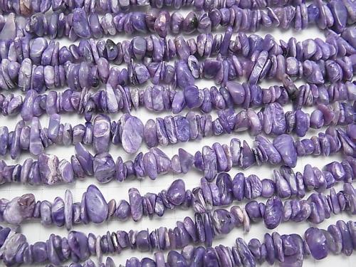 1strand $9.79! High Quality Charoite AAA-Chips (Small Nugget) 1strand (aprx.15inch / 38cm)