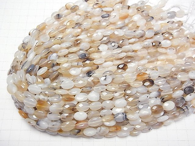 [Video]Montana Moss Agate AA++ Faceted Oval 12x8x4mm half or 1strand beads (aprx.14inch/35cm)