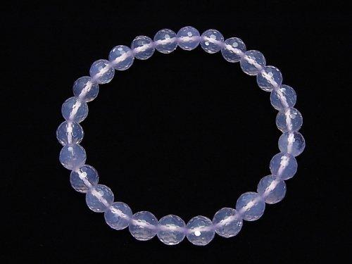 [Video] [One of a kind] High Quality Scorolite AAA 128Faceted Round 7mm Bracelet   NO.37