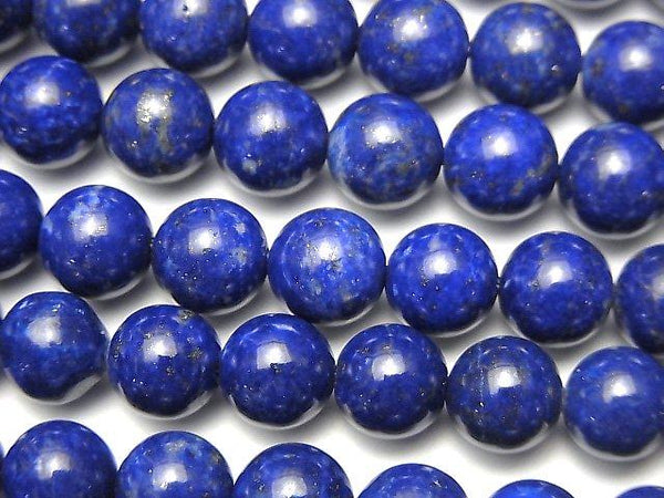 [Video] Lapis lazuli AA++ Round 8mm half or 1strand beads (aprx.15inch / 38cm)