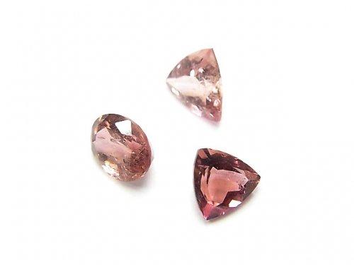 [Video] [One of a kind] High Quality Pink Tourmaline AAA Undrilled Faceted 3pcs Set NO.50