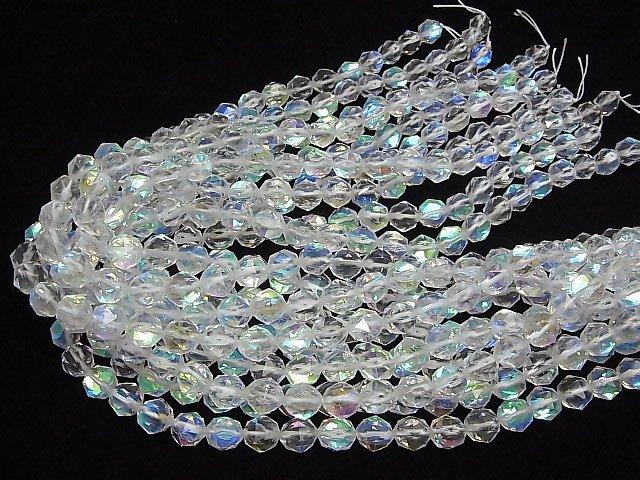 [Video]High Quality! 1strand $11.79! Luna Flash Star Faceted Round 10mm 1strand beads (aprx.15inch / 36cm)