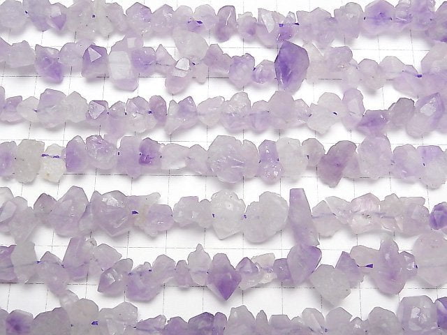 [Video]Amethyst Point Rough Rock Nugget 1strand beads (aprx.15inch/37cm)