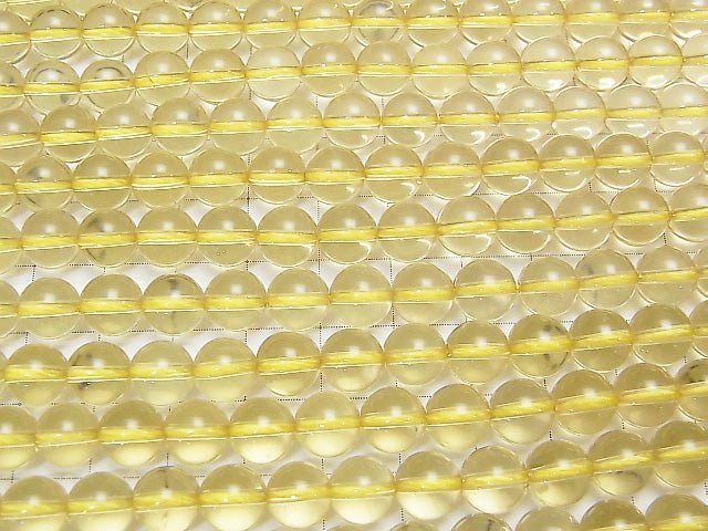 [Video]High quality Lemon Quartz AAA Round 8mm 1/4 or 1strand beads (aprx.15inch/37cm)