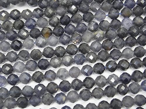 High Quality!  1strand $14.99! Iolite AA+ 64Faceted Round 7mm 1strand (aprx.15inch/37cm)