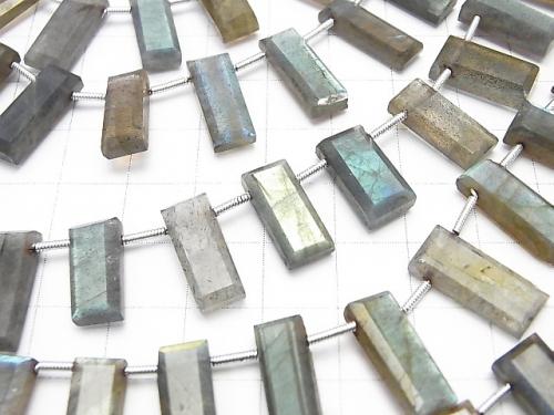 1strand $15.99Labradorite AA++ Faceted Rectangle  1strand (aprx.6inch/16cm)