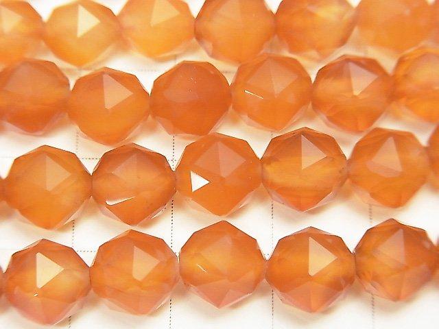 [Video] Carnelian AAA Star Faceted Round 8mm 1strand beads (aprx.15inch / 36cm)