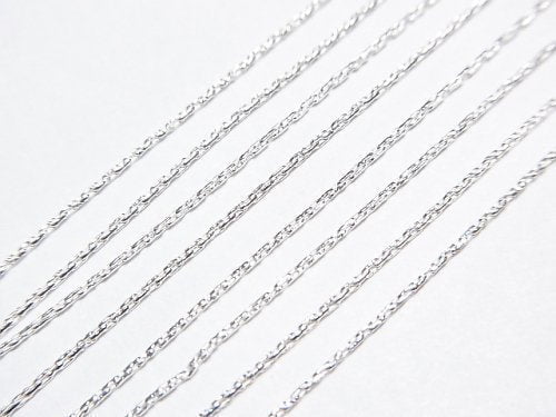 Silver925 beading chain 0.5mm pure silver finish [40cm][45cm][50cm] necklace 1pc