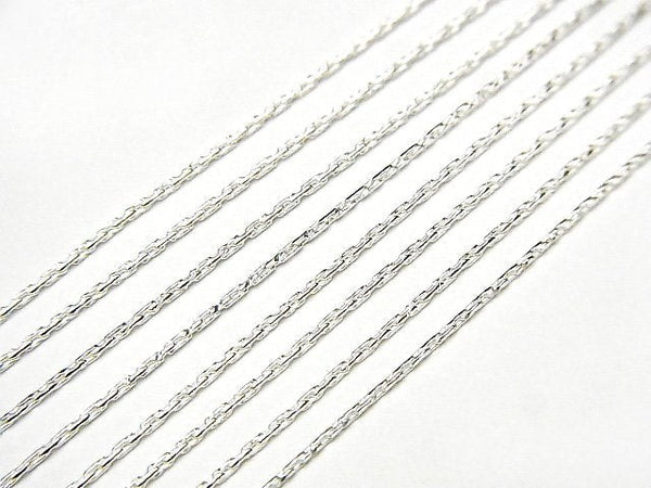 Silver925 Beading Chain 0.7mm Sterling Silver Finish [40cm][45cm][50cm][60cm] Necklace 1pc