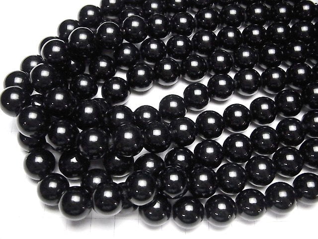 [Video] Tibetan Morion Crystal Quartz AAA Round 14mm [2mm hole] half or 1strand beads (aprx.15inch/36cm)