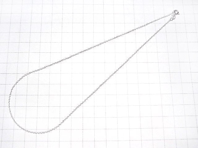 Silver925 Cable Chain 1.1mm Pure Silver Finish [40cm][45cm][50cm] Necklace 1pc