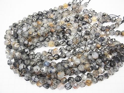1strand $7.79! Dragon Agate 20Faceted Round 10mm 1strand (aprx.14inch / 34cm)