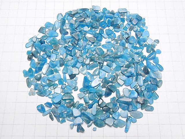 Blue Apatite AA+ Undrilled Chips 100g