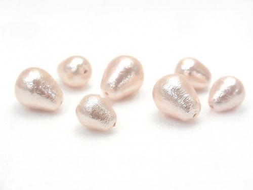 Made in Japan! Cotton Pearl Beads Pink Drop 10x8mm 10pcs $2.79