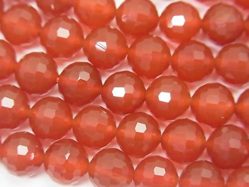 High quality! 1strand $8.79! Red Agate AAA 128Faceted Round 8mm 1strand (aprx.15inch / 37cm)