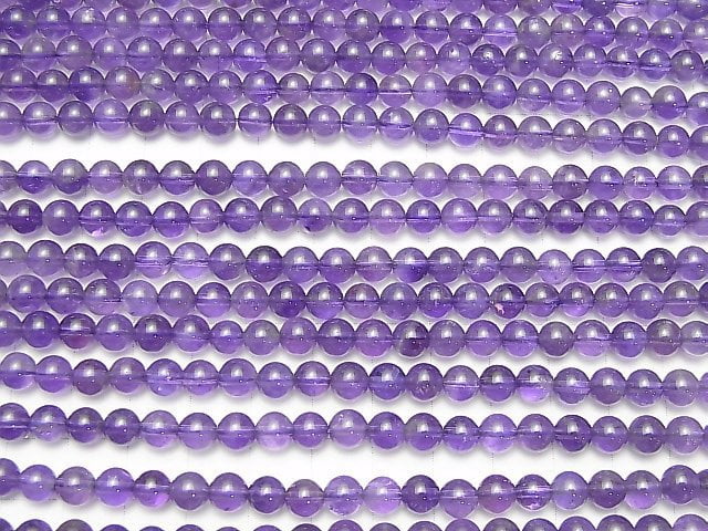 [Video]Amethyst AA Round 6mm 1strand beads (aprx.15inch/36cm)