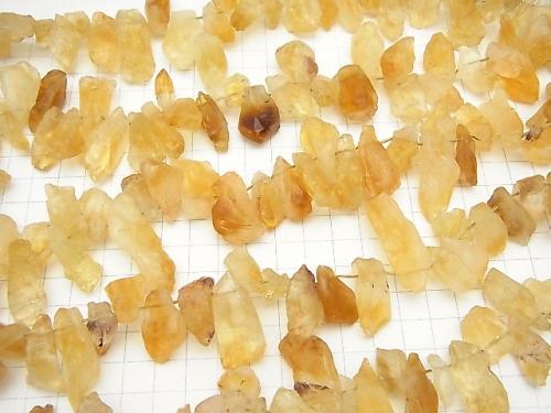 Citrine AA++ Rough Rock Nugget Top Side Drilled Hole half or 1strand beads (aprx.13inch/33cm)