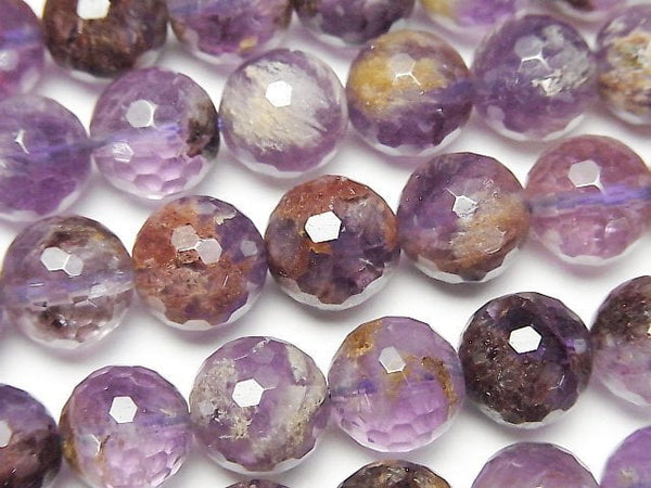 [Video] Garden Amethyst AAA- 128Faceted Round 10mm half or 1strand beads (aprx.15inch/37cm)