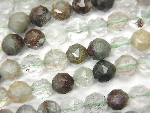 High Quality! 1strand $8.79! Garden Quartz AA ++ Star Faceted Round 6mm 1strand (aprx.15inch / 37cm)