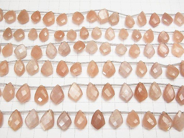 [Video] Orange Moonstone AA++ Faceted Marquise 1strand (16pcs)