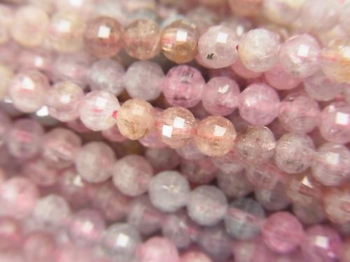 [Video] High Quality! Multicolor Spinel AA+ Mirror Faceted Round 4mm half or 1strand beads (aprx.15inch / 38cm)
