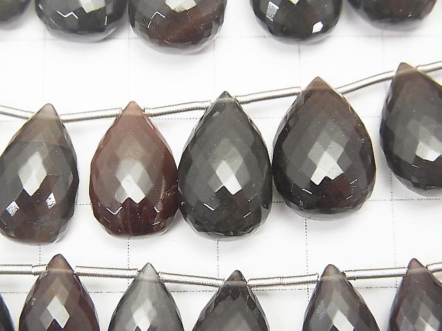 MicroCut!  High Quality Scapolite  Cat's Eye (Glass) AAA Pear shape  Faceted Briolette  3pcs $34.99!