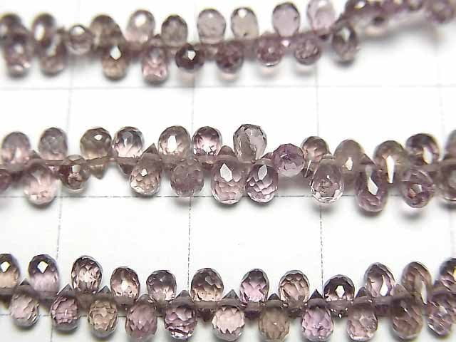 [Video]High Quality Color Change Garnet AAA Drop Faceted Briolette half or 1strand beads (aprx.7inch/18cm)