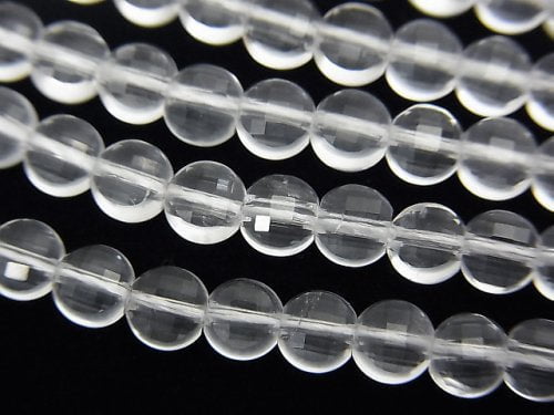 [Video]High Quality! Crystal AAA- Faceted Coin 4x4x2mm 1strand beads (aprx.15inch/37cm)