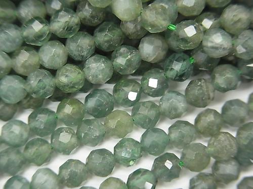 High Quality! 1strand $7.79! Green Apatite AA + Faceted Round 4mm 1strand (aprx.15inch / 36cm)
