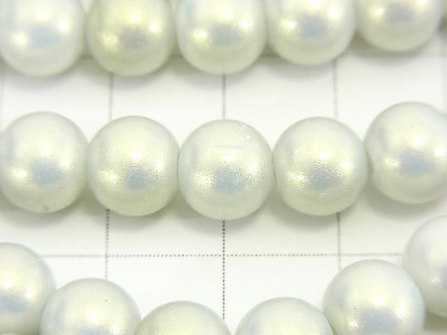 1strand $2.79! Glass Beads Round 8mm [Silver] 1strand (aprx.14inch / 34cm)