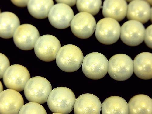 1strand $2.79! Glass Beads Round 8mm [Yellow] 1strand (aprx.14inch / 34cm)