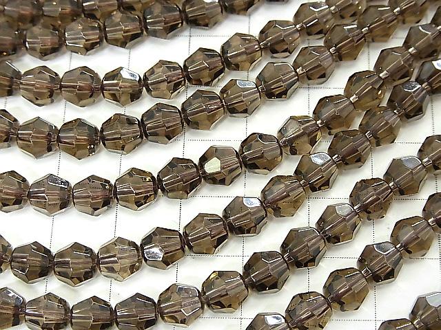 1strand $9.79! Smoky Crystal Quartz AAA 16Faceted 6mm 1strand (aprx.15inch/36cm)