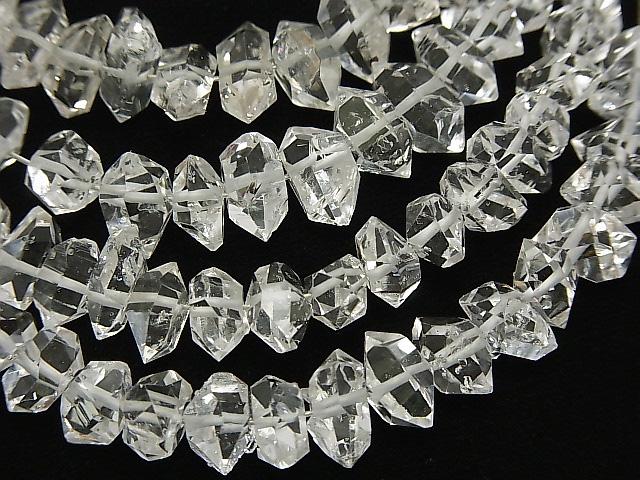 NY Herkimer Diamond AAA Rough Rock [XXL size] 1strand beads (aprx.6inch / 15cm)