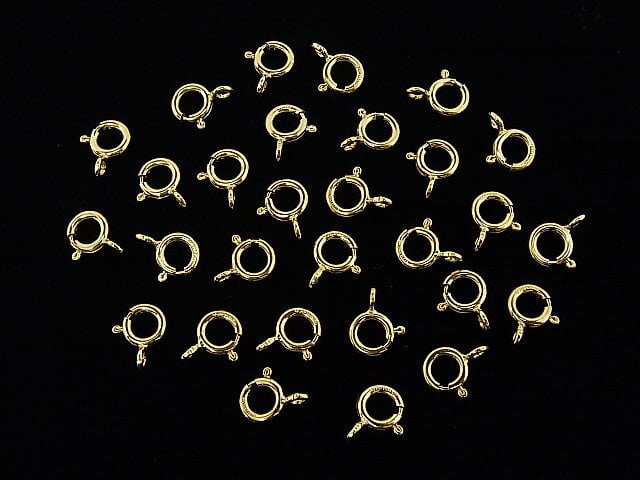 14KGF Spring Ring Jump Ring (Open type) 7mm 2pcs