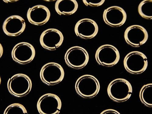 Size selection available! 14KGF Gauge 1.2mm Jump Ring 5pcs