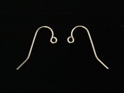 14KGF Earwire 22x10mm 1pair (2 pieces)