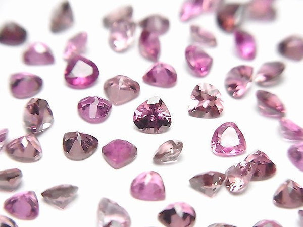 [Video]High Quality Pink Tourmaline AAA Loose stone Chestnut Faceted 4x4mm 5pcs