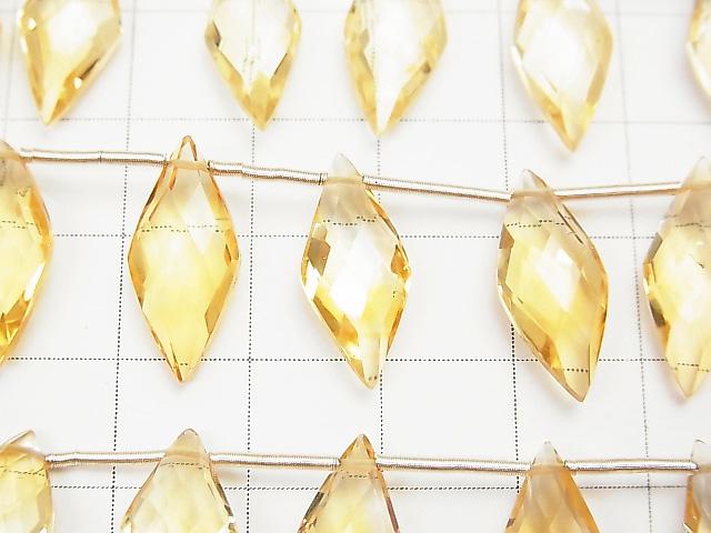 High Quality Citrine AAA Faceted Marquise 18x8mm half or 1strand (aprx.5inch/13cm)