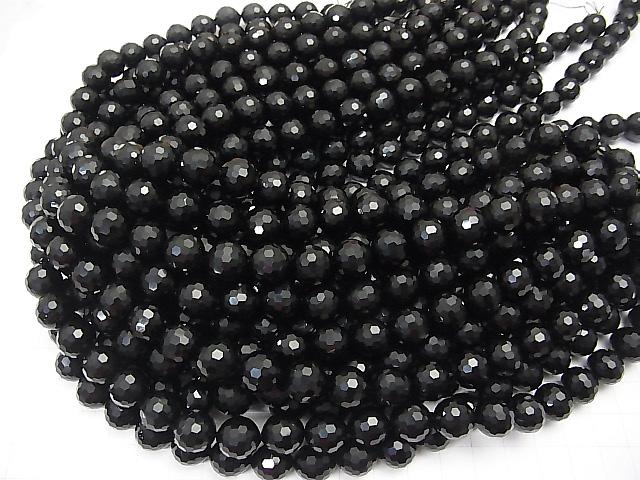 High Quality!  1strand $11.79! Onyx AAA 128Faceted Round 12mm half or 1strand (aprx.15inch/38cm)