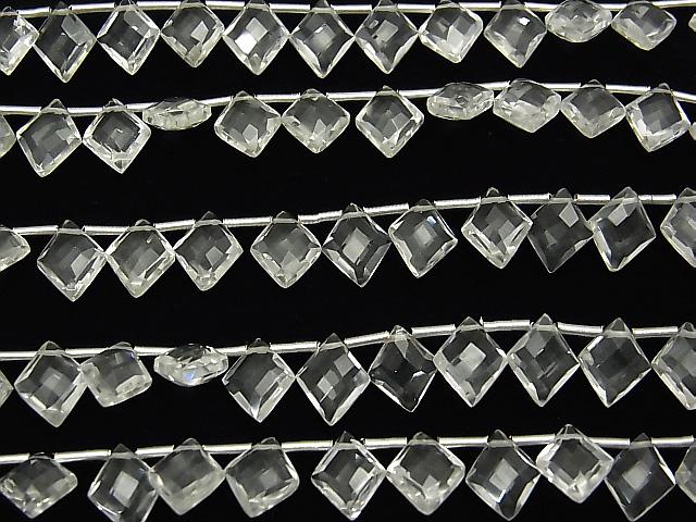 [Video] High Quality Crystal AAA Diamond Shape 10x8mm half or 1strand (22pcs).
