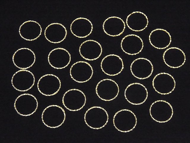 Silver925 Jump Ring (closed type) laser cut [7mm][9.5mm][12.5mm][16.5mm][21.5mm] 14KGP 10pcs