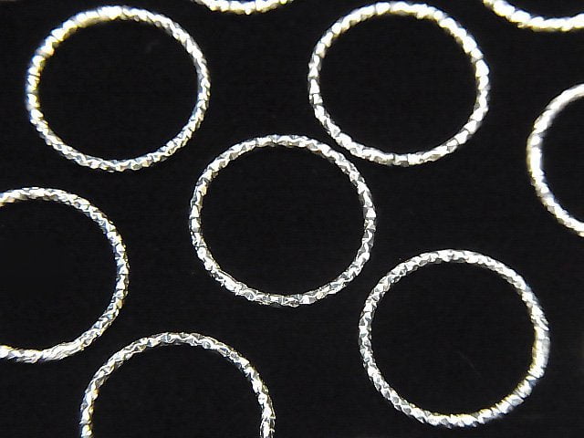Silver925 Jump Ring (closed type) laser cut [7mm][9.5mm][12.5mm][16.5mm][21.5mm] 5pcs