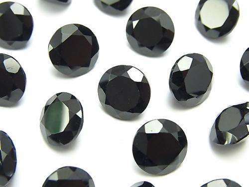 High Quality Black Spinel AAA Undrilled Round Faceted 10x10mm 2pcs $5.79!