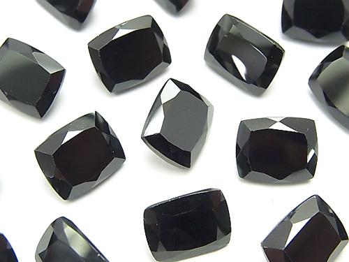 High Quality Black Spinel AAA Undrilled Rectangle Faceted 10x8mm 4pcs $9.79!