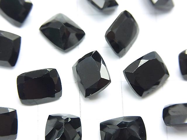 High Quality Black Spinel AAA Undrilled Rectangle Faceted 10x8mm 4pcs $9.79!