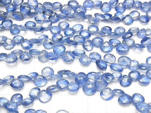 [Video] High Quality Kyanite AAA- Chestnut Faceted Briolette half or 1strand beads (aprx.7inch / 18cm)