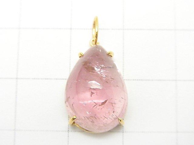 [Video] [One of a kind] Made in Japan!  High Quality Tourmaline AAA Pendant 18KGP NO.116